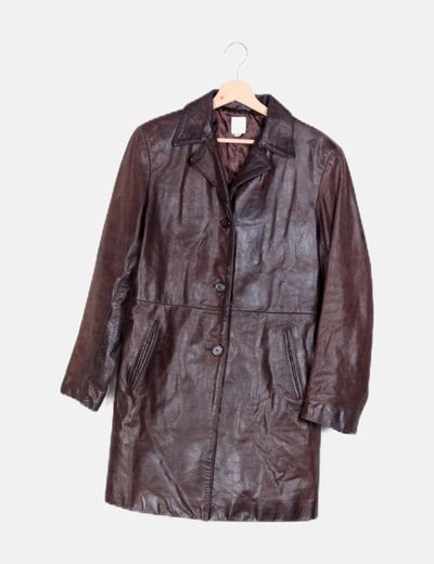 Camaïeu Long coat Leather
