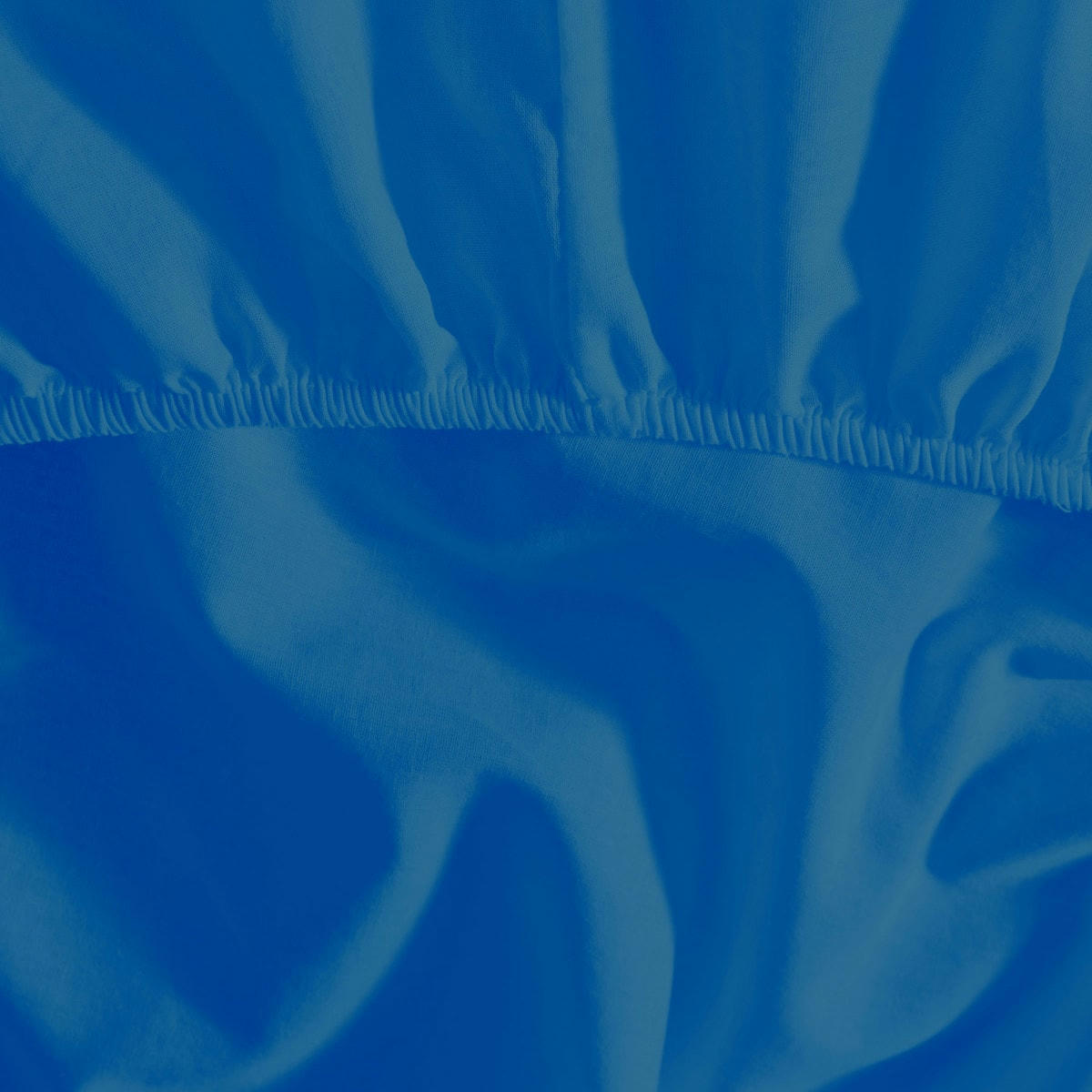STUDIO - Drap housse en coton bonnet 30cm  océan 200x200 cm