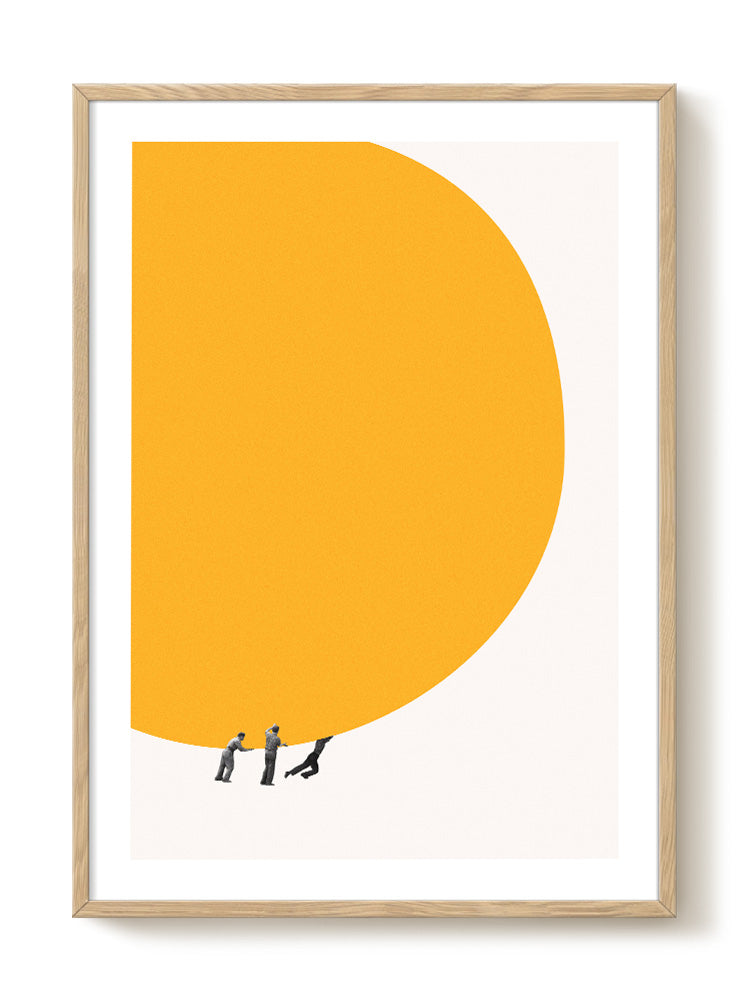 Maarten Léon - We can move the sun together - PSTR studio Kunst Poster