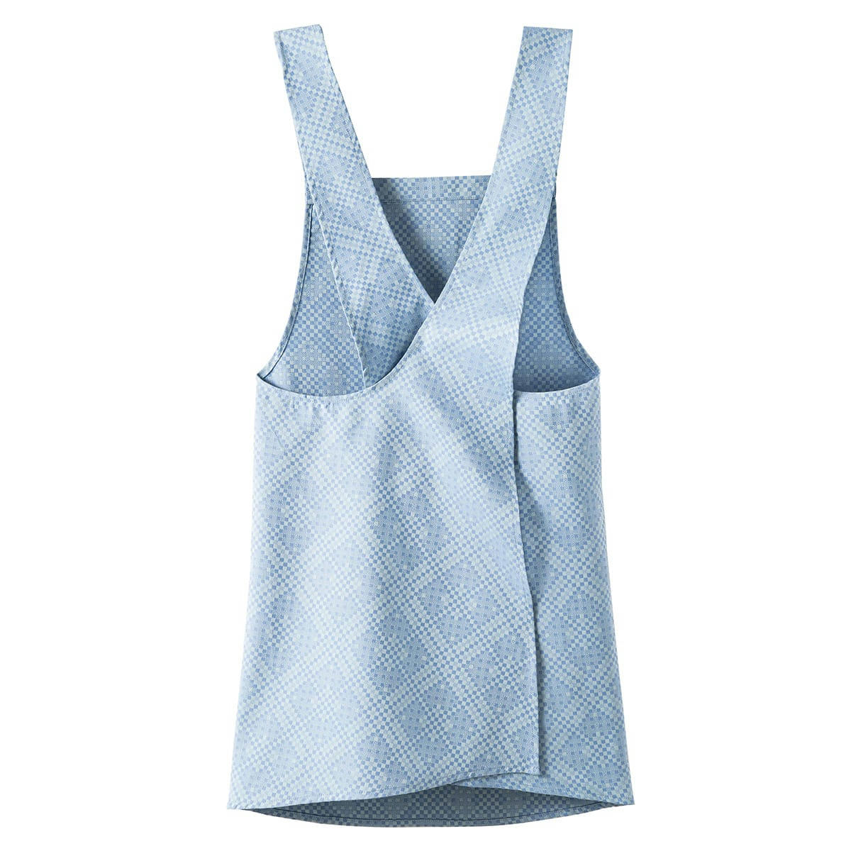 ESSENTIEL GRAPHIQUE - Tablier en coton ciel 83 x 135