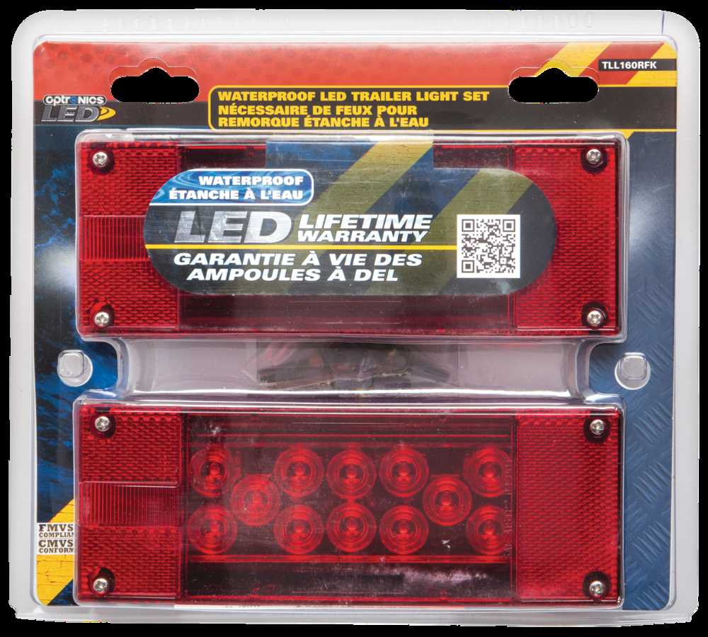 Optronics LED Submersible Trailer Light Kit for Width Over and Under 80-in