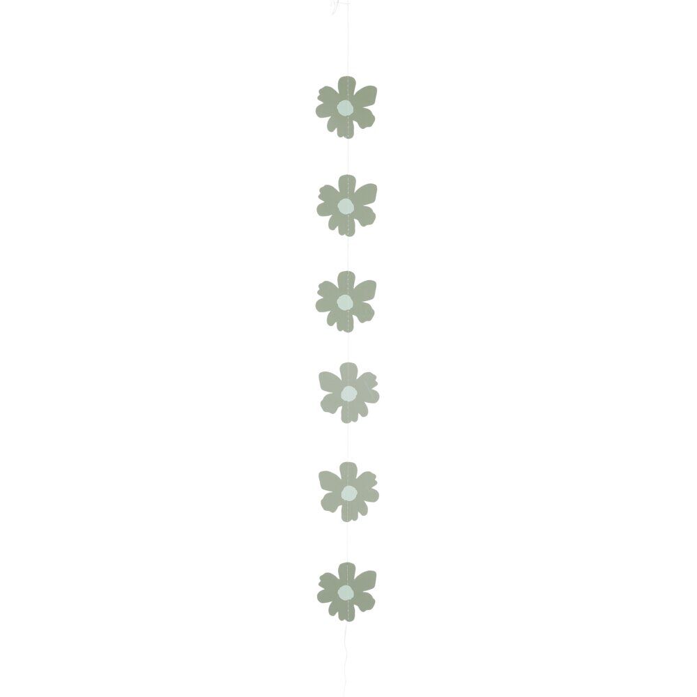 Kit décoration thème nature vert et blanc 6 pièces