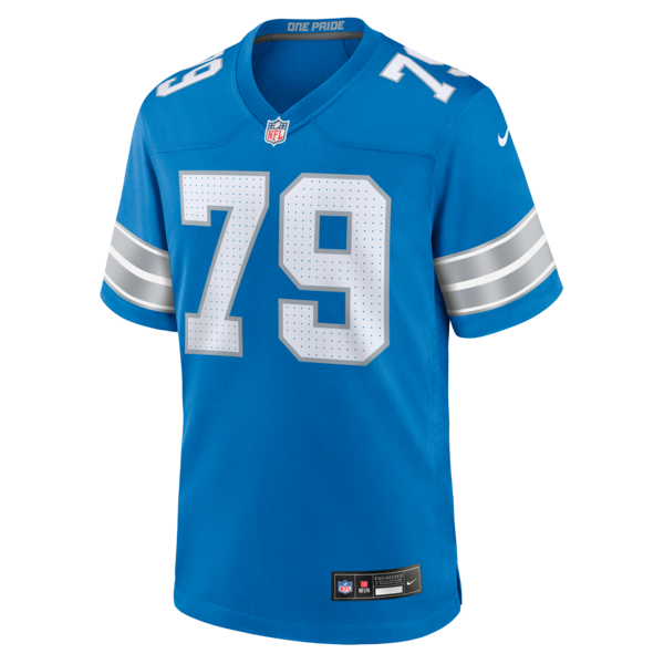 Quinton Jefferson Detroit Lions Nike Team Game Jersey -  Blue