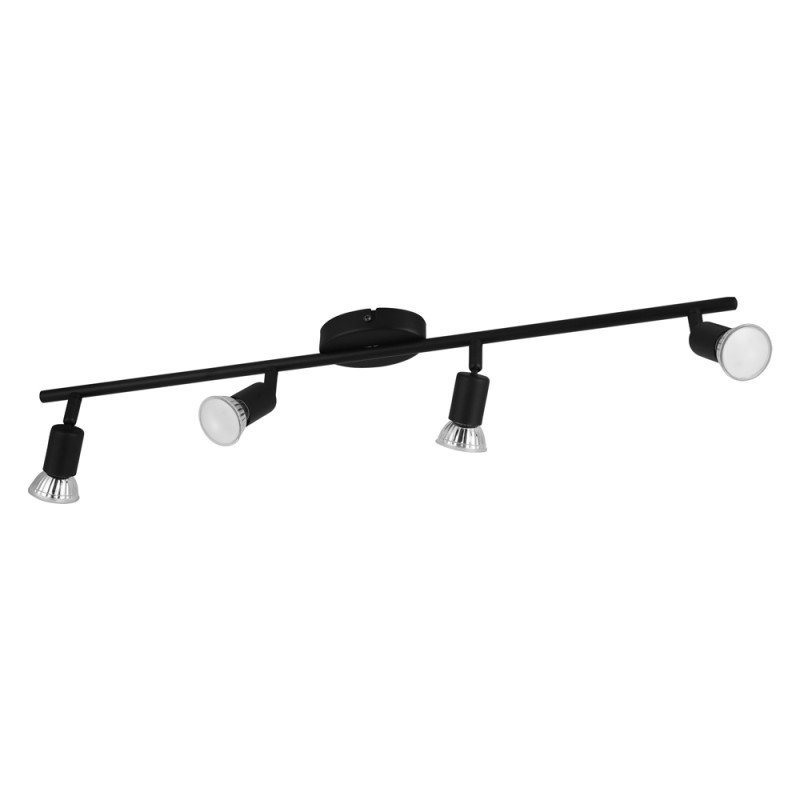 Spot LED Buzz noir GU10 4 x 3 W EGLO