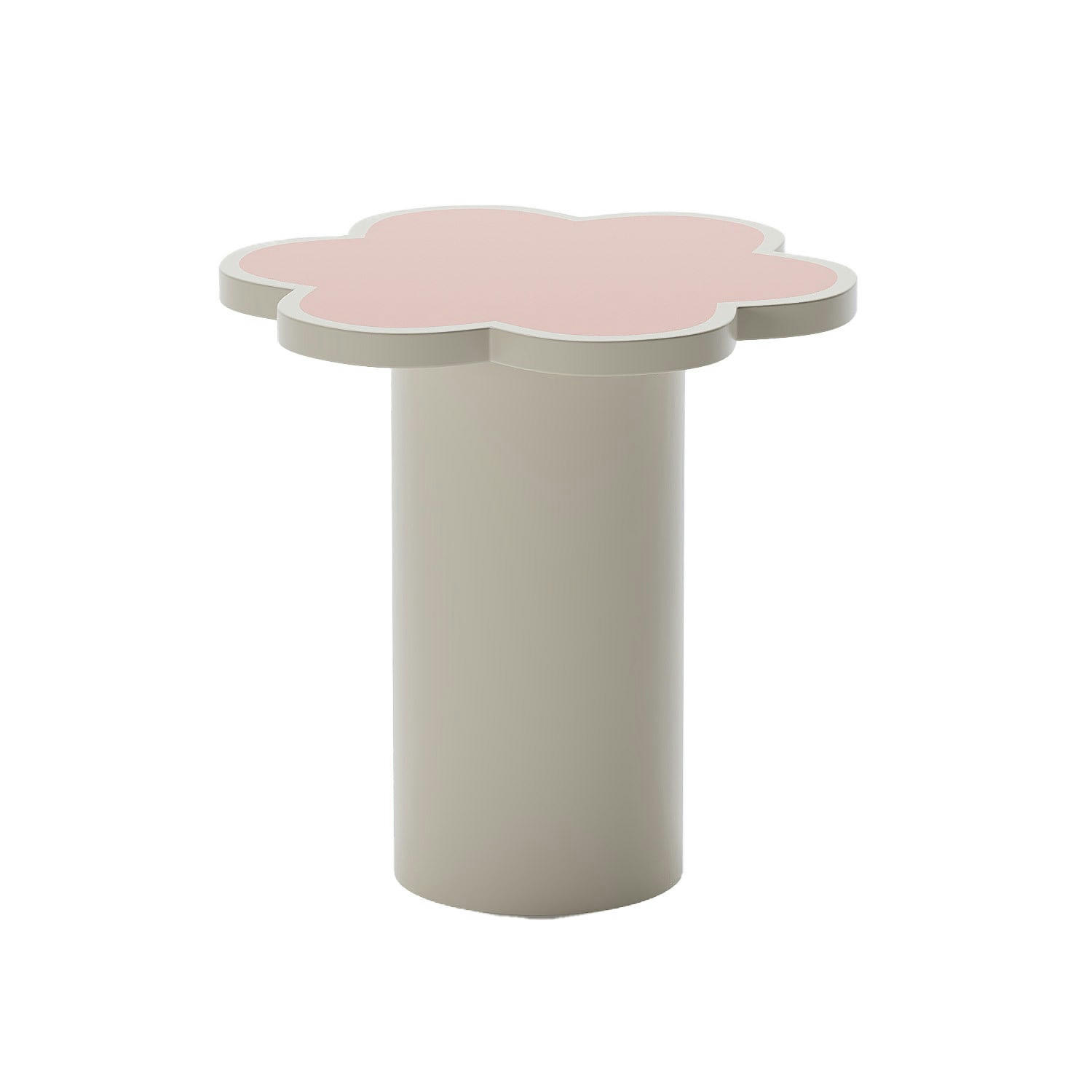 FLORA - Table d’appoint fleur coloris pêche