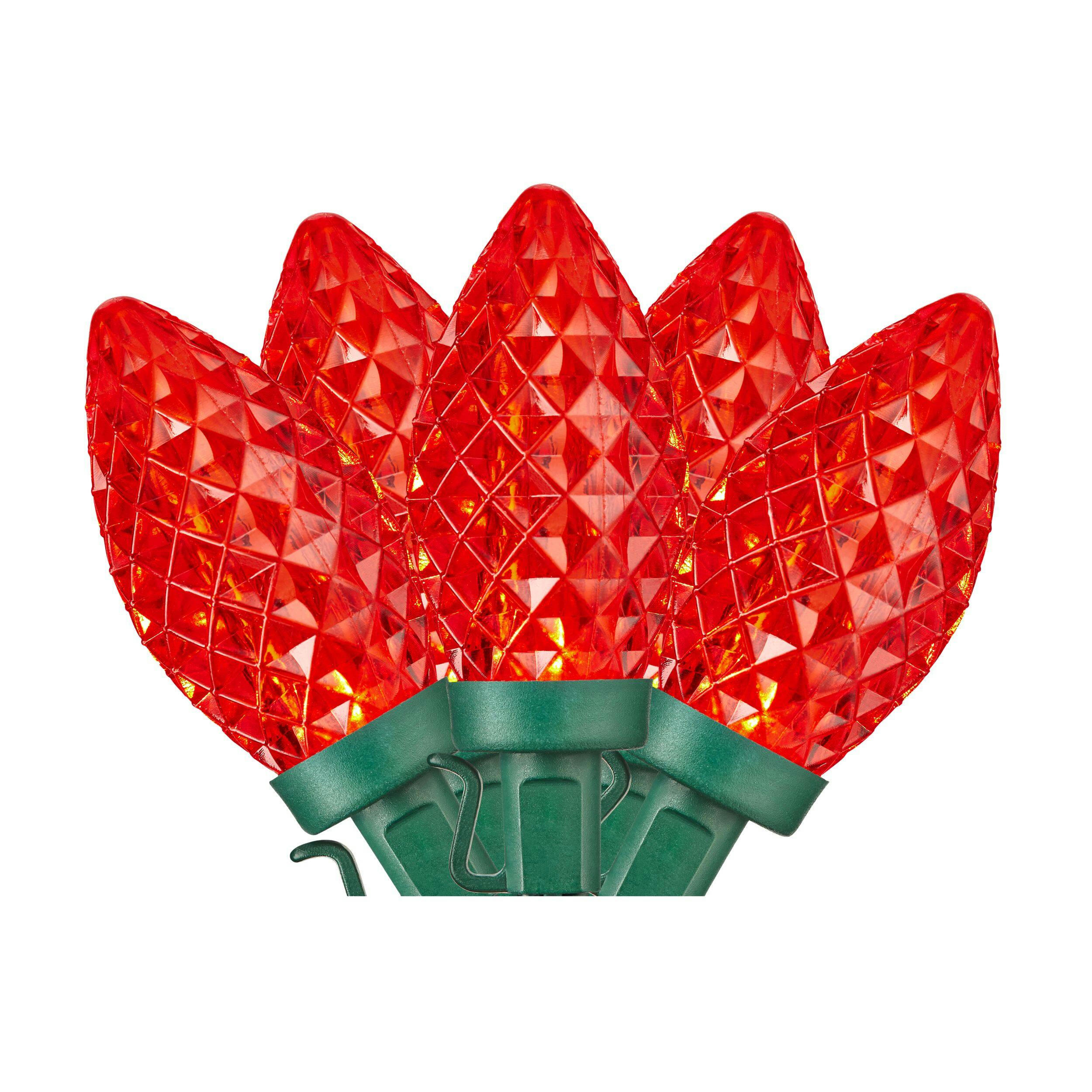 NOMA Outdoor 25 C9 LED Lights, Red