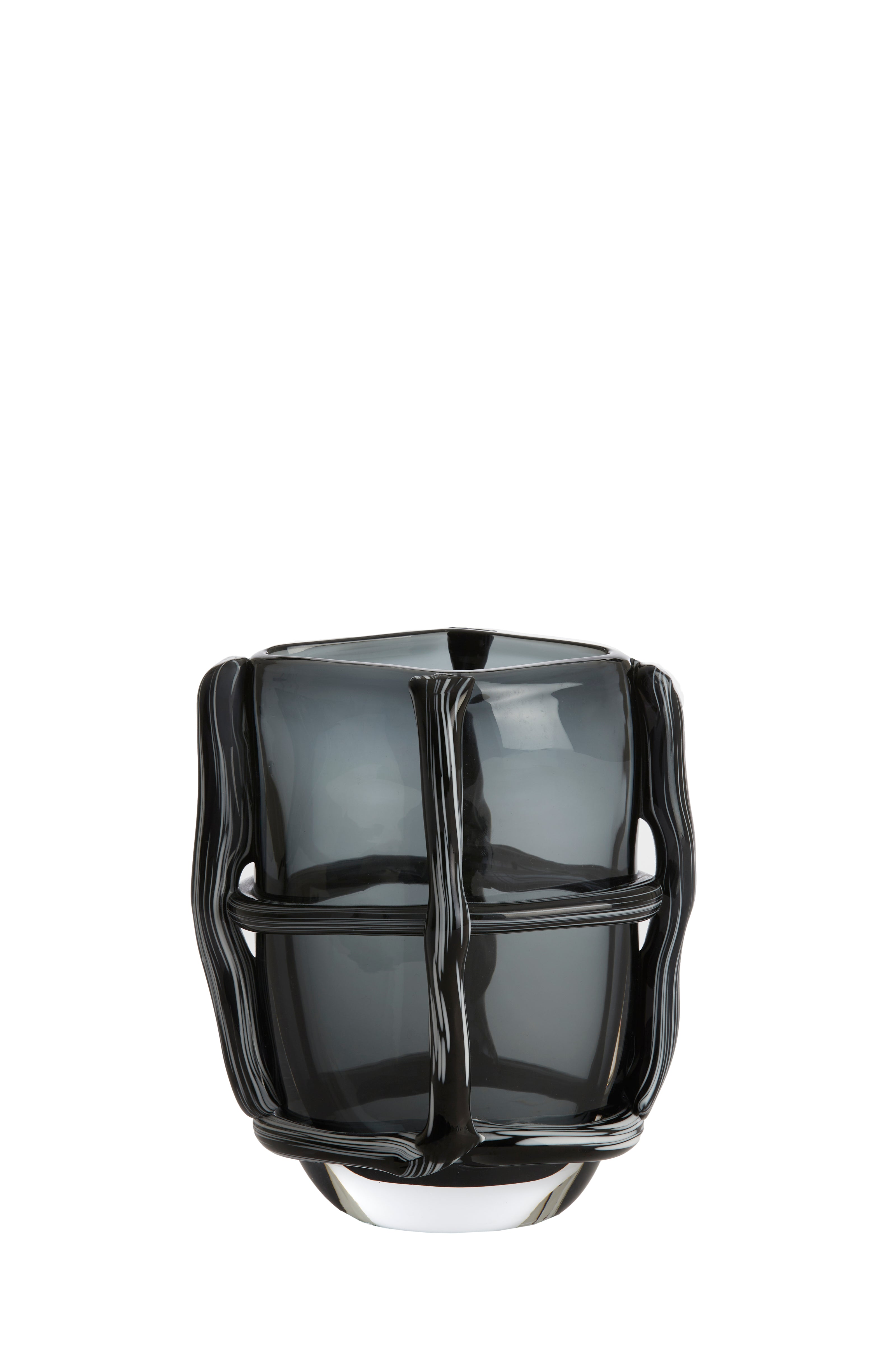 Light & Living vaas ASHORO - 19x14x22cm - grijs