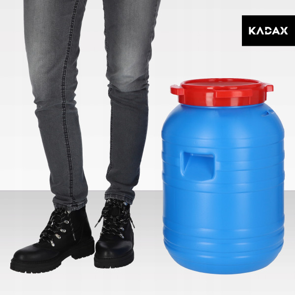 KADAX Plastikowa beczka na wodę, na kapustę 30L, niebieska