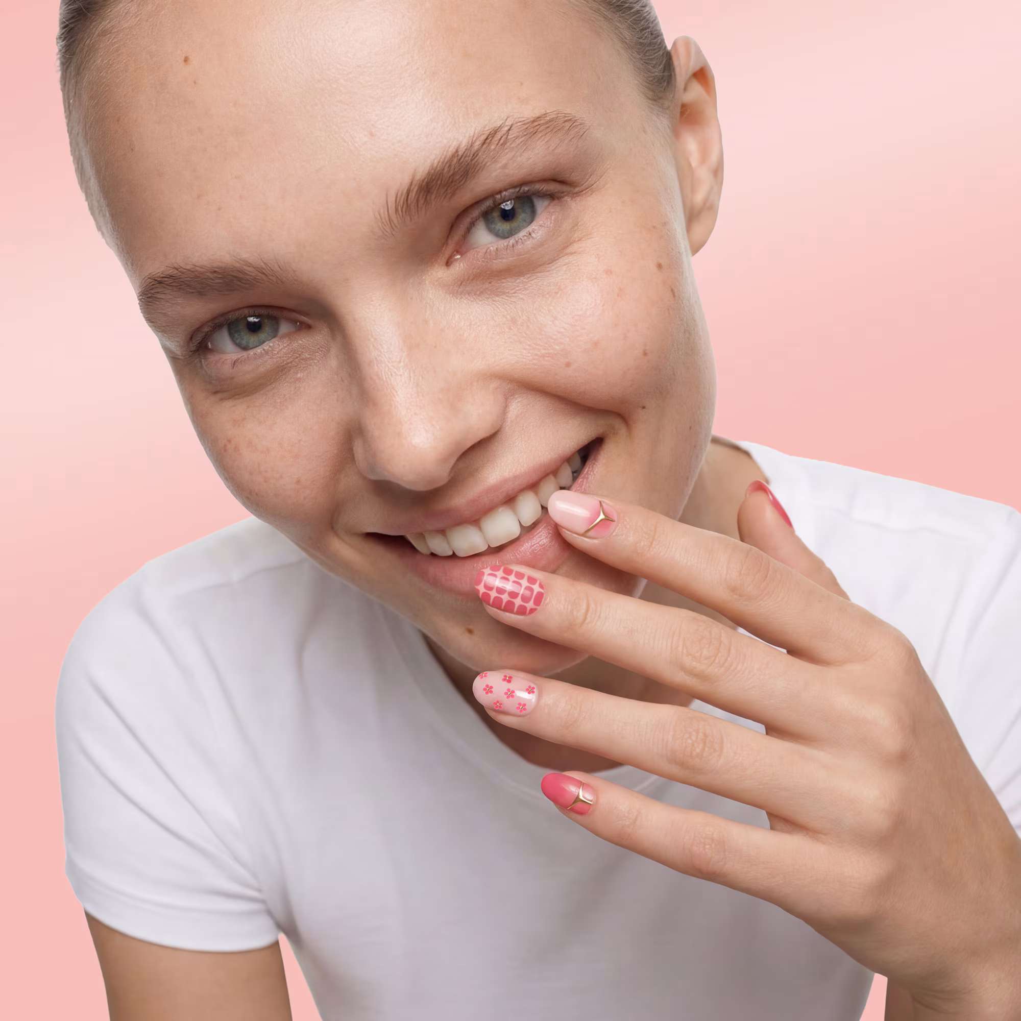 HANDCAREPatchs nail art - flower power