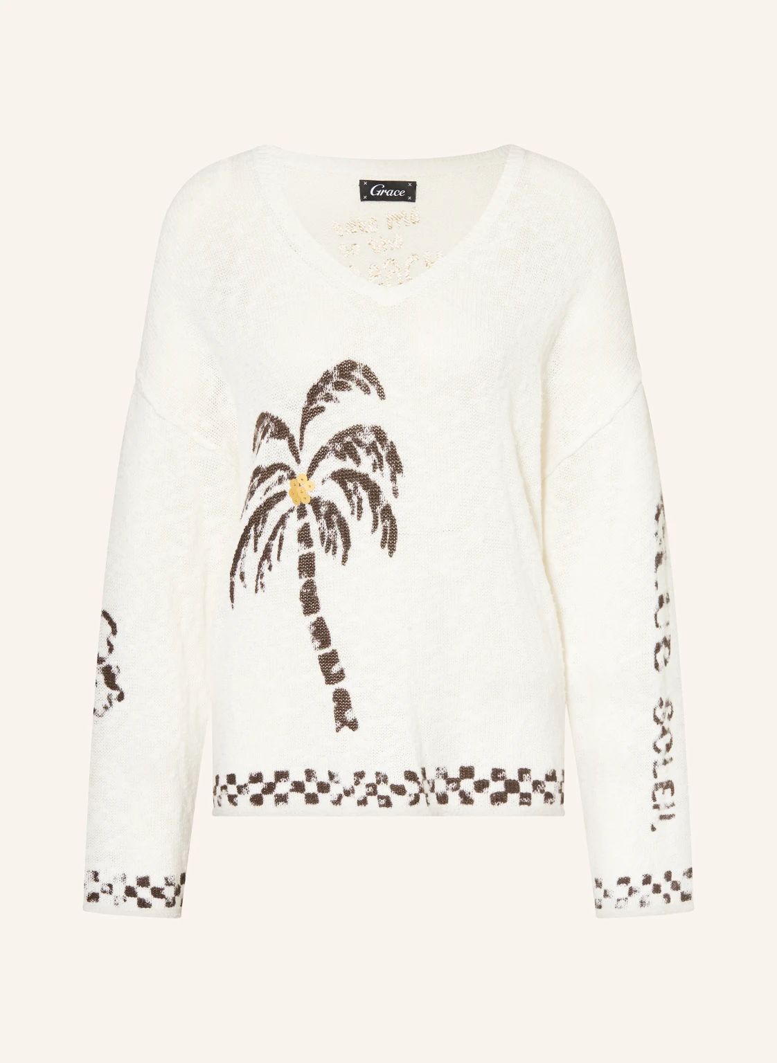 Grace Pullover mit Leinen