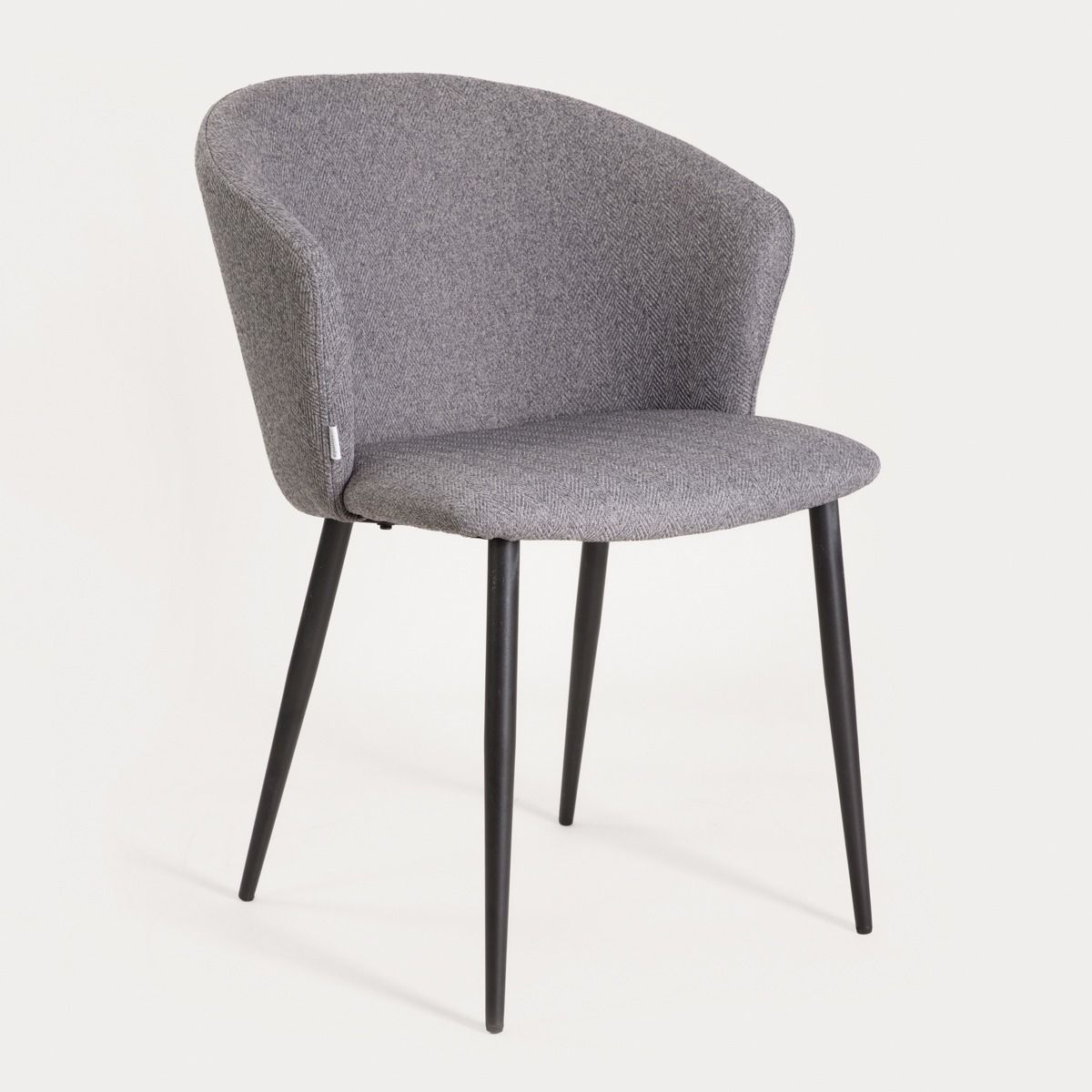 Krzesło LUJO Ciemnoszare 56,5x59x81 cm