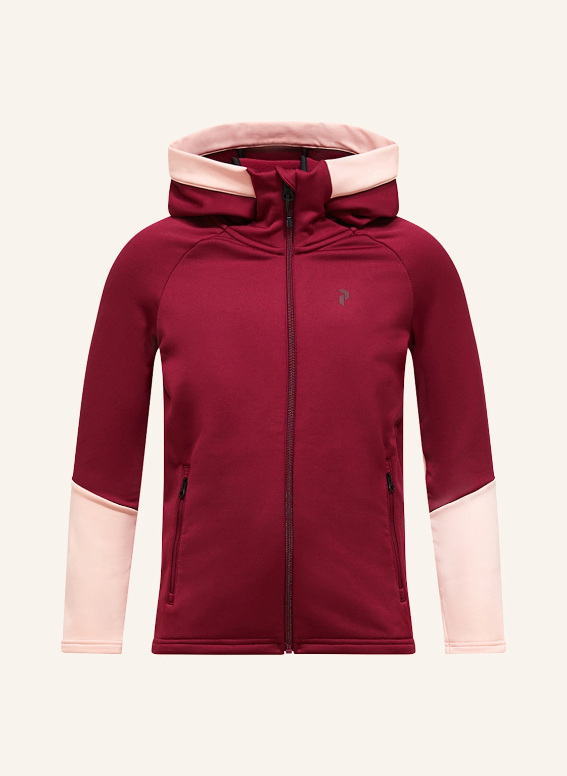 Peak Performance Jr Rider Essentials Midlayer Zip Hood Fleecejacke