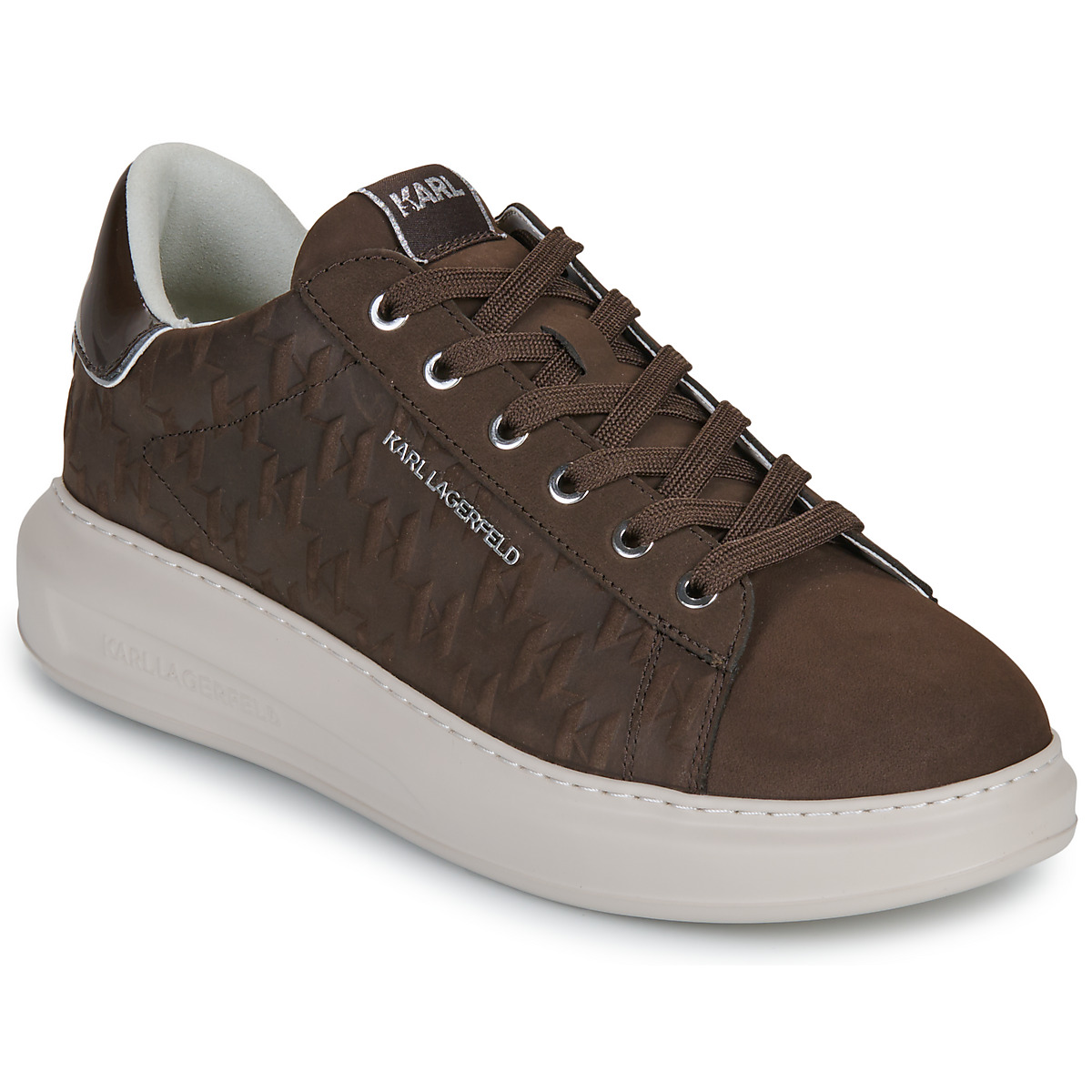 Karl Lagerfeld - KAPRI MENS Monogram Emboss Lo - Brown