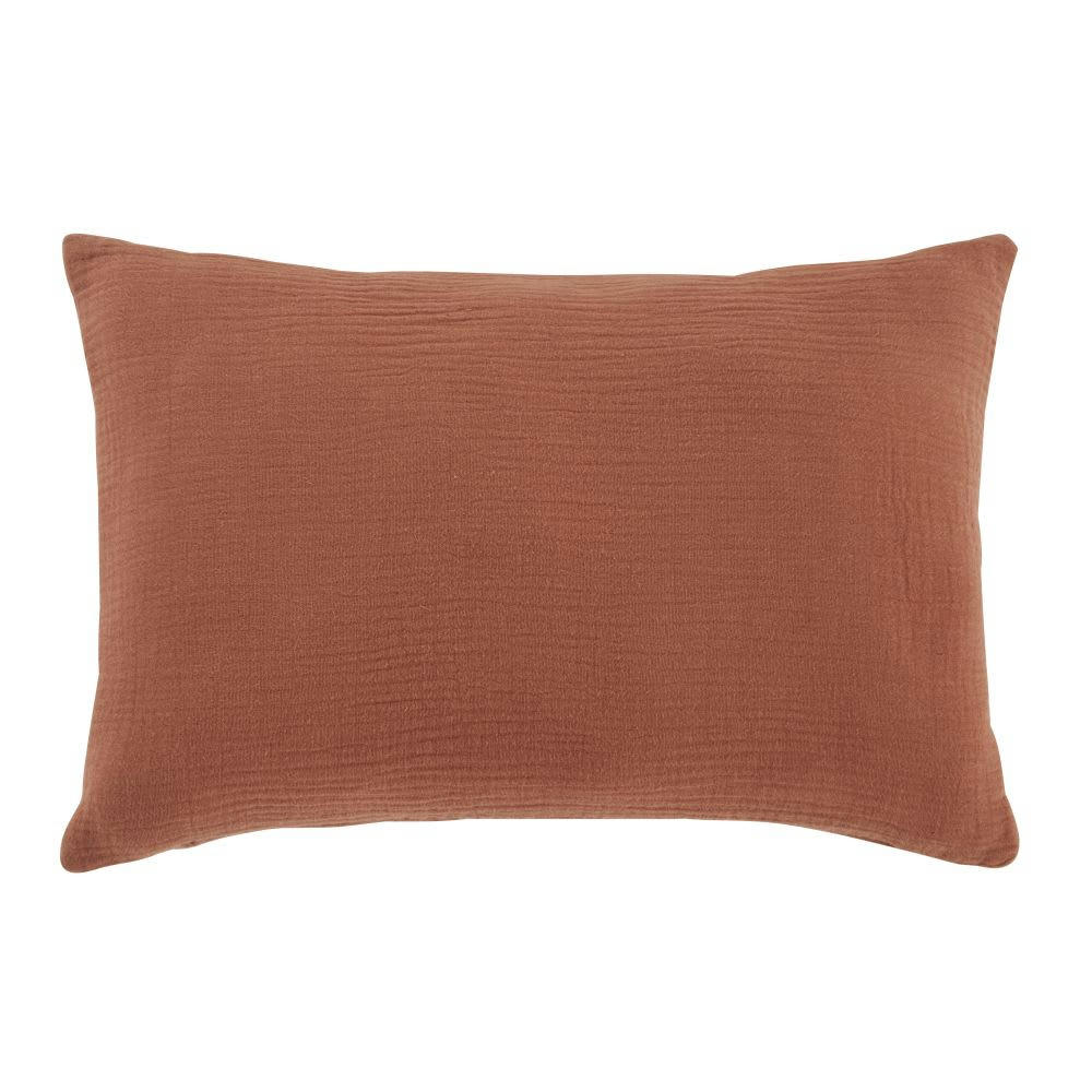 - Coussin en gaze de coton imprimé 