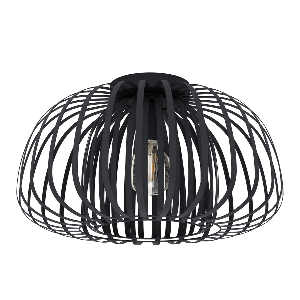 EGLO plafondlamp Encinitos 1 - e27 - ø 45 cm - zwart