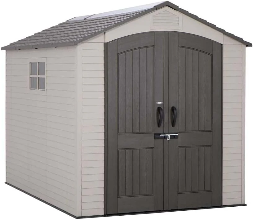 A 12-foot-long outdoor storage rack(7 ft. X 7 ft.)