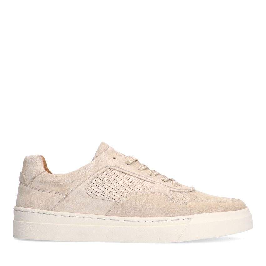 Manfield Beige suède sneakers