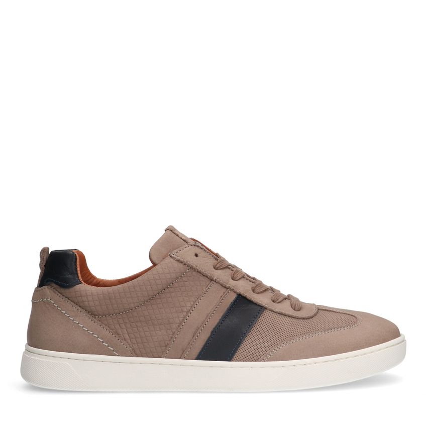No Stress Beige nubuck sneakers