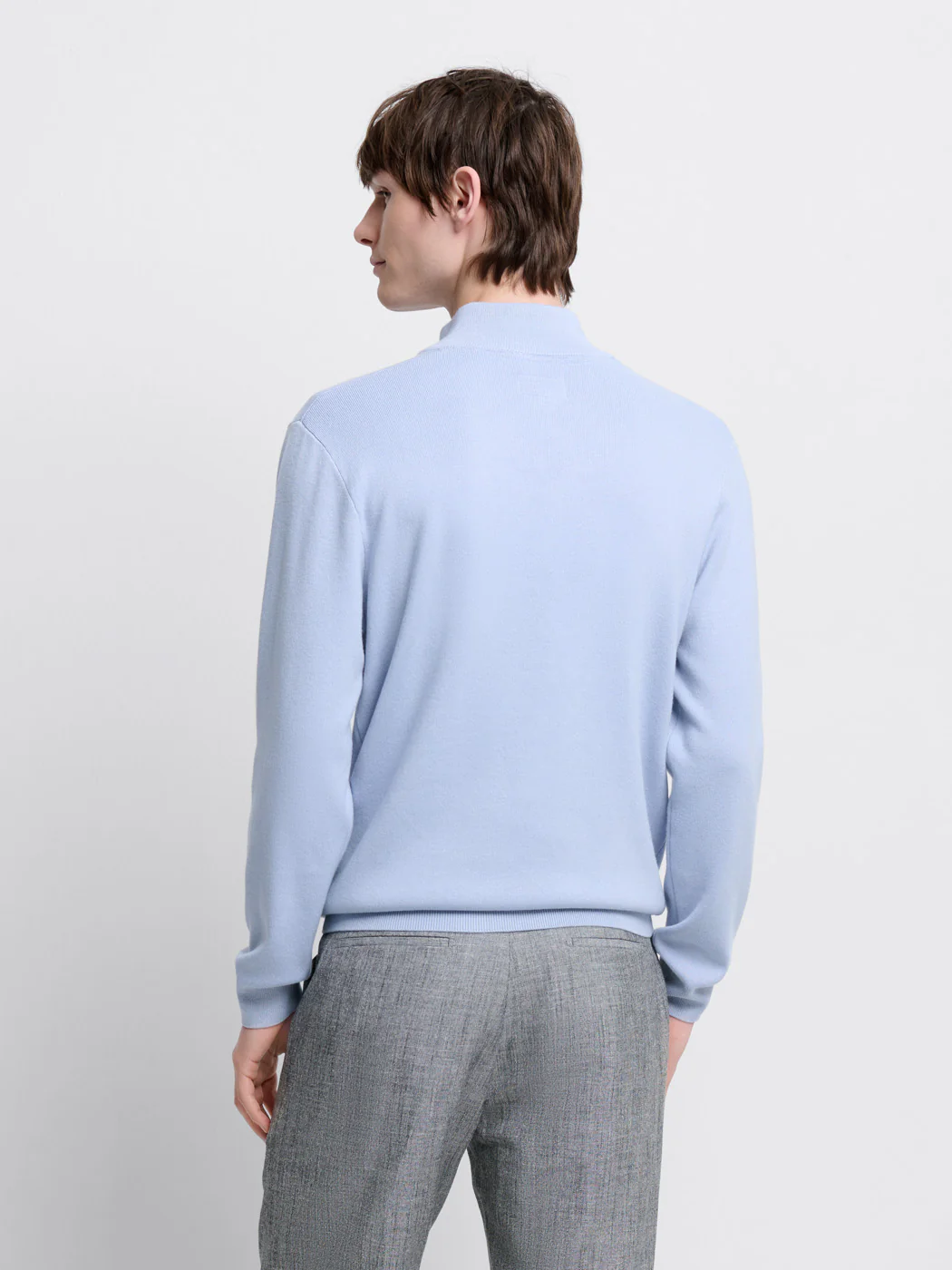 Pull col montant viscose certifiée