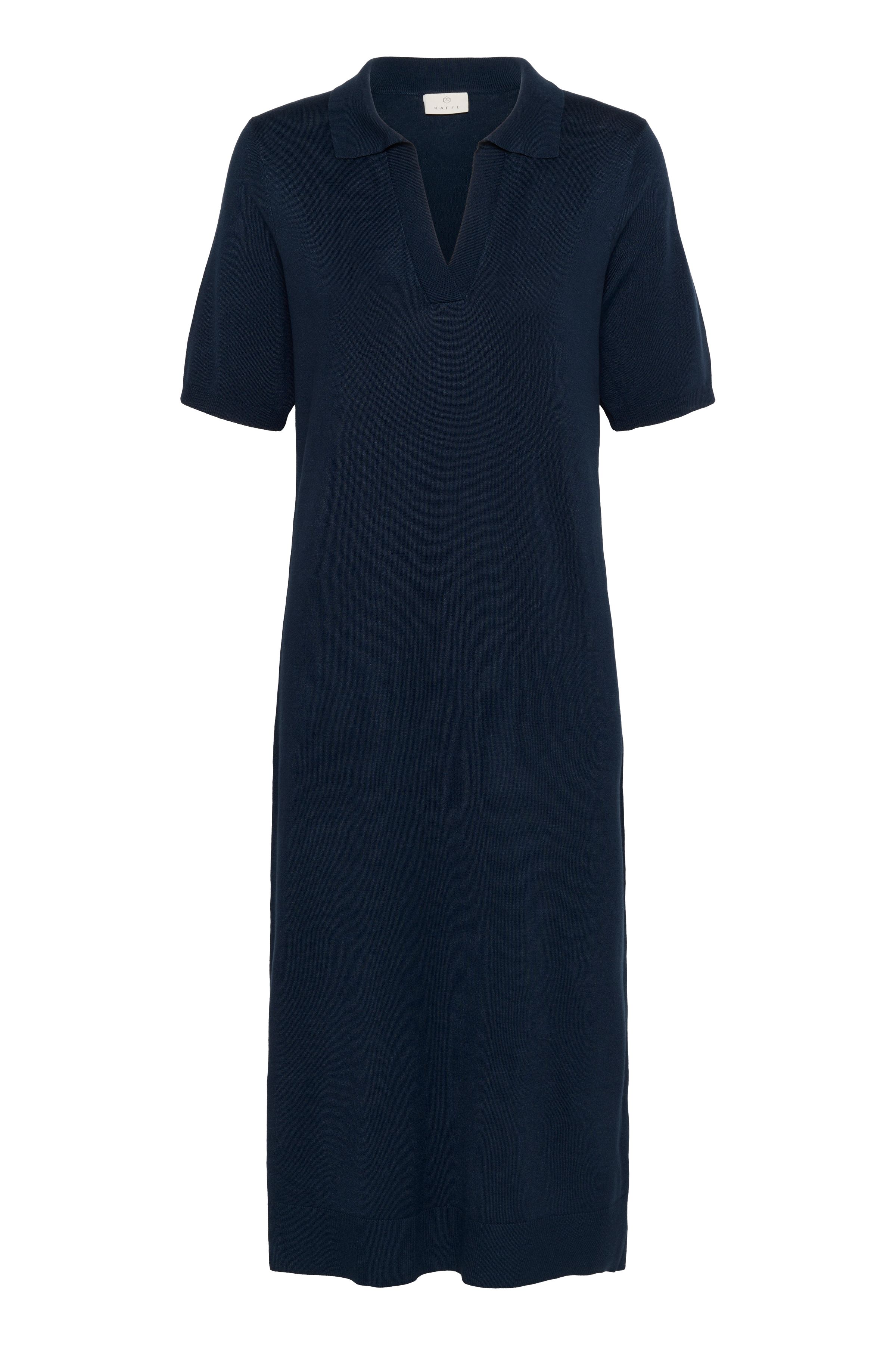 Kaffe KAlizza Knit Short Sleeves Polo Dress