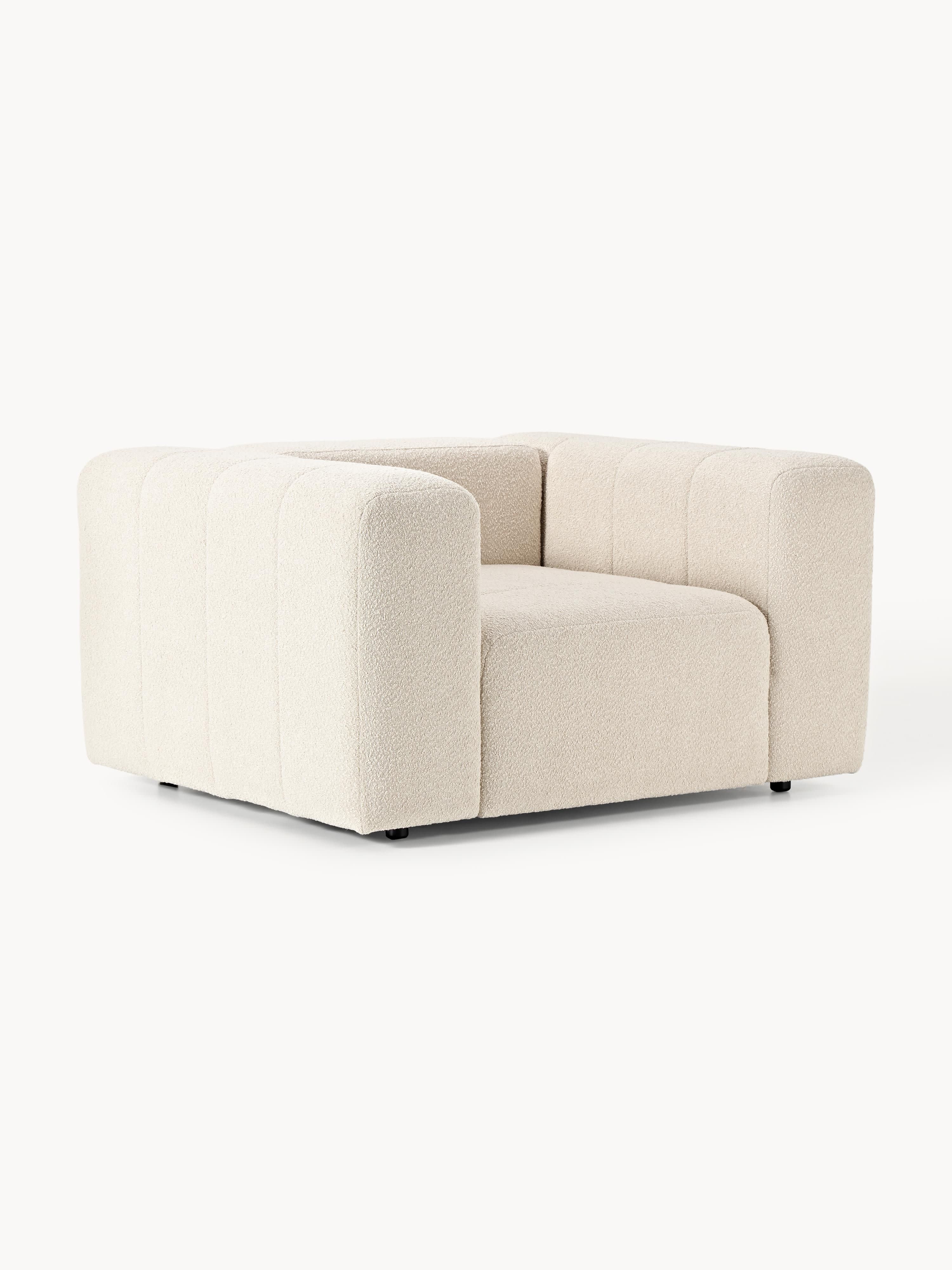 Bouclé-Loungesessel Lena