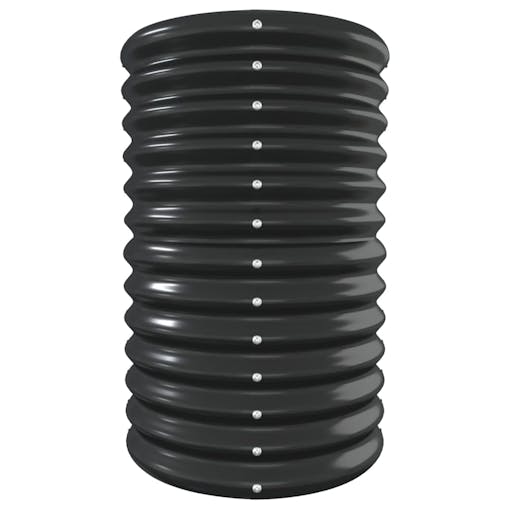 NNEVL Garden Planter Powder-coated Steel 332x40x68 cm Anthracite