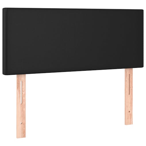 NNEVL Headboard Black 100x5x78/88 cm Faux Leather