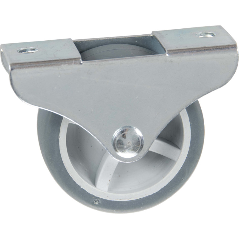 Roulette fixe en thermoplastique pour meuble Ø 50 mm