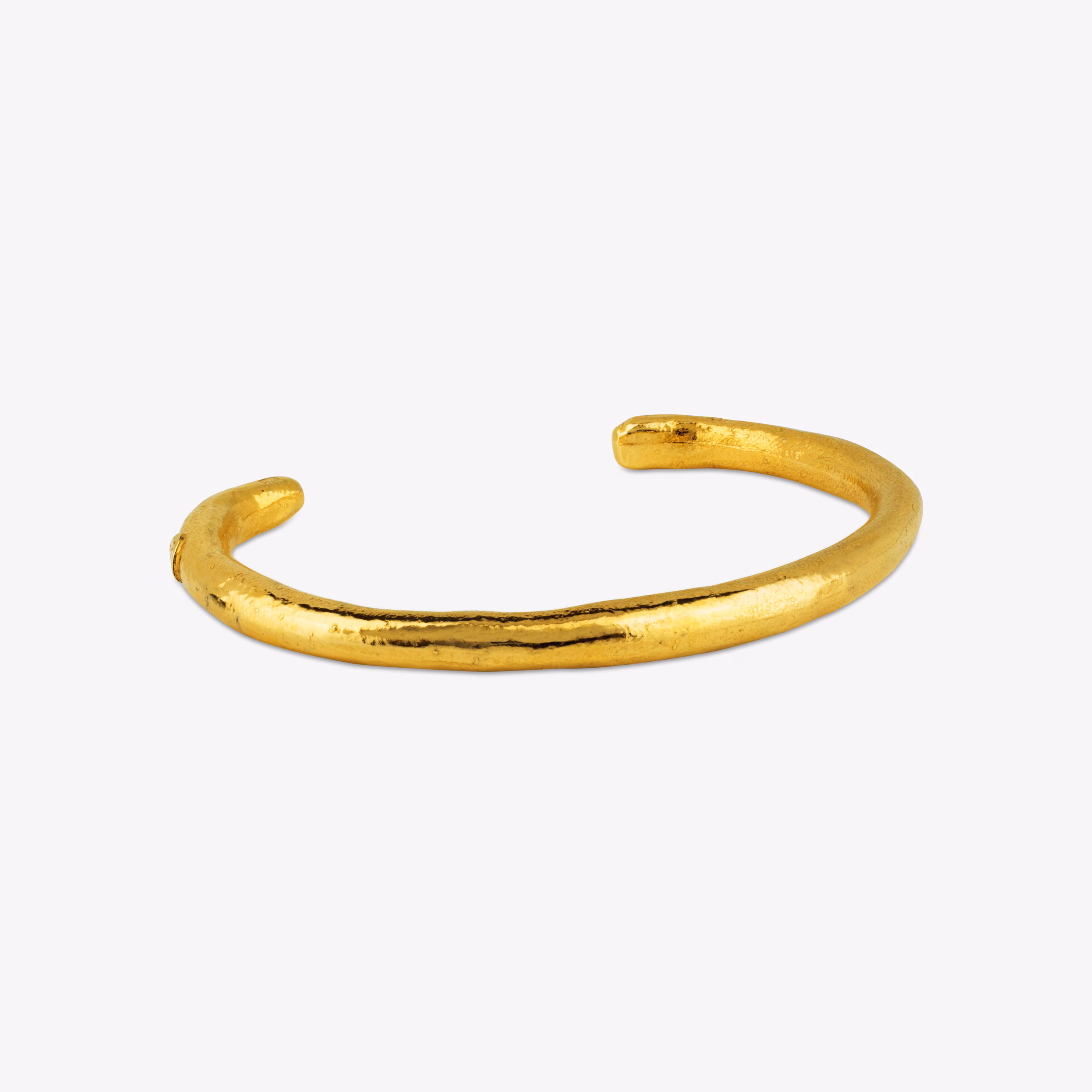 Pulsera con baño de oro 18 kt sobre plata Duna Tube