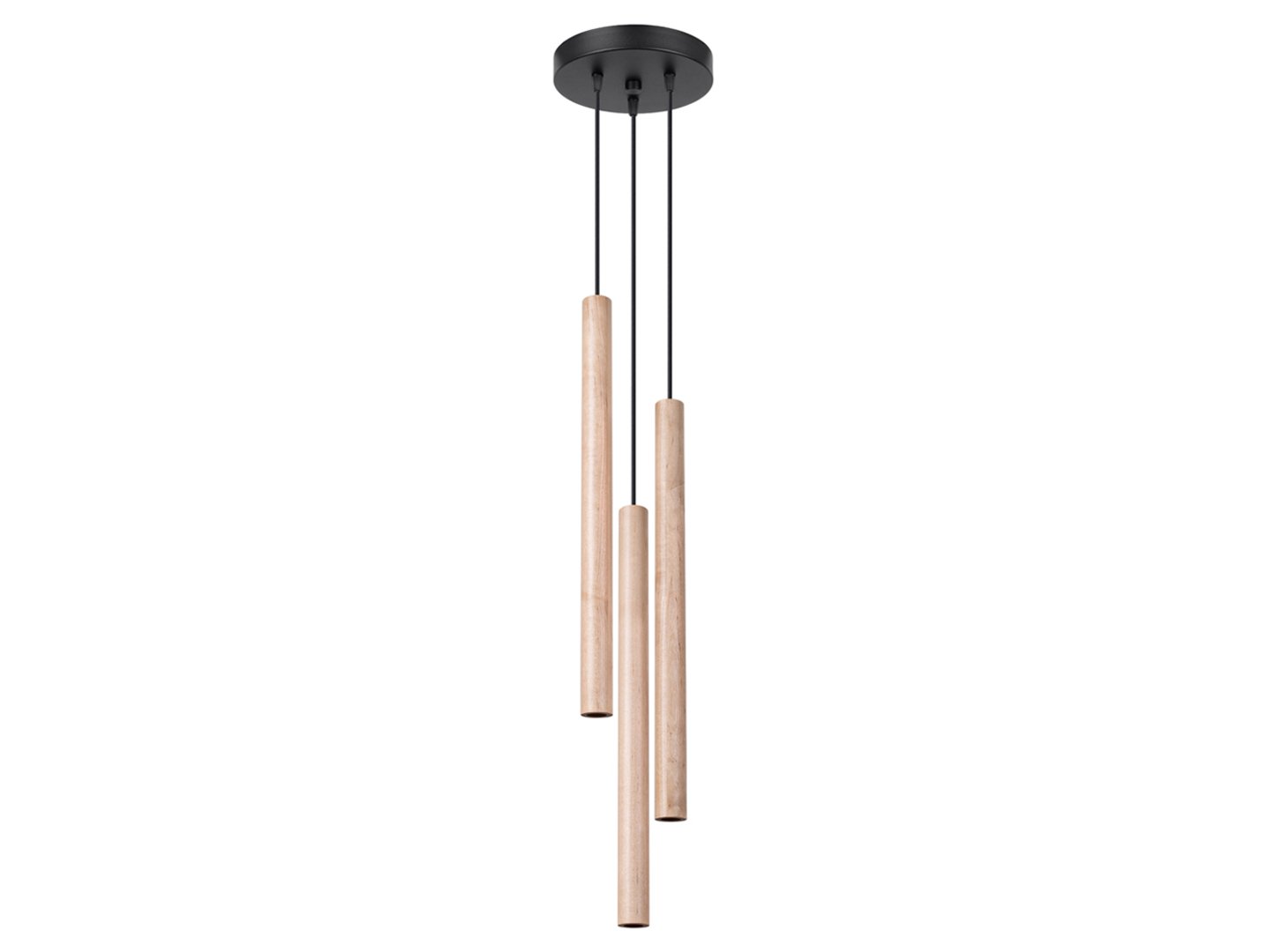 Lampa wisząca Pastelo 3-punktowa stalowa brązowa