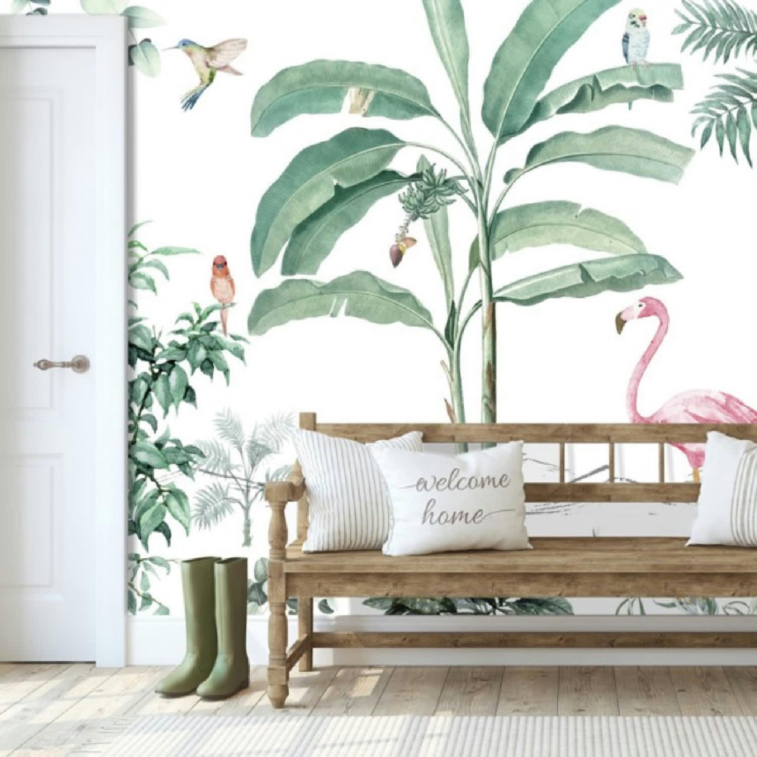 OASIS - Papier Peint Panoramique L336xH270cm Multicolore Jungle