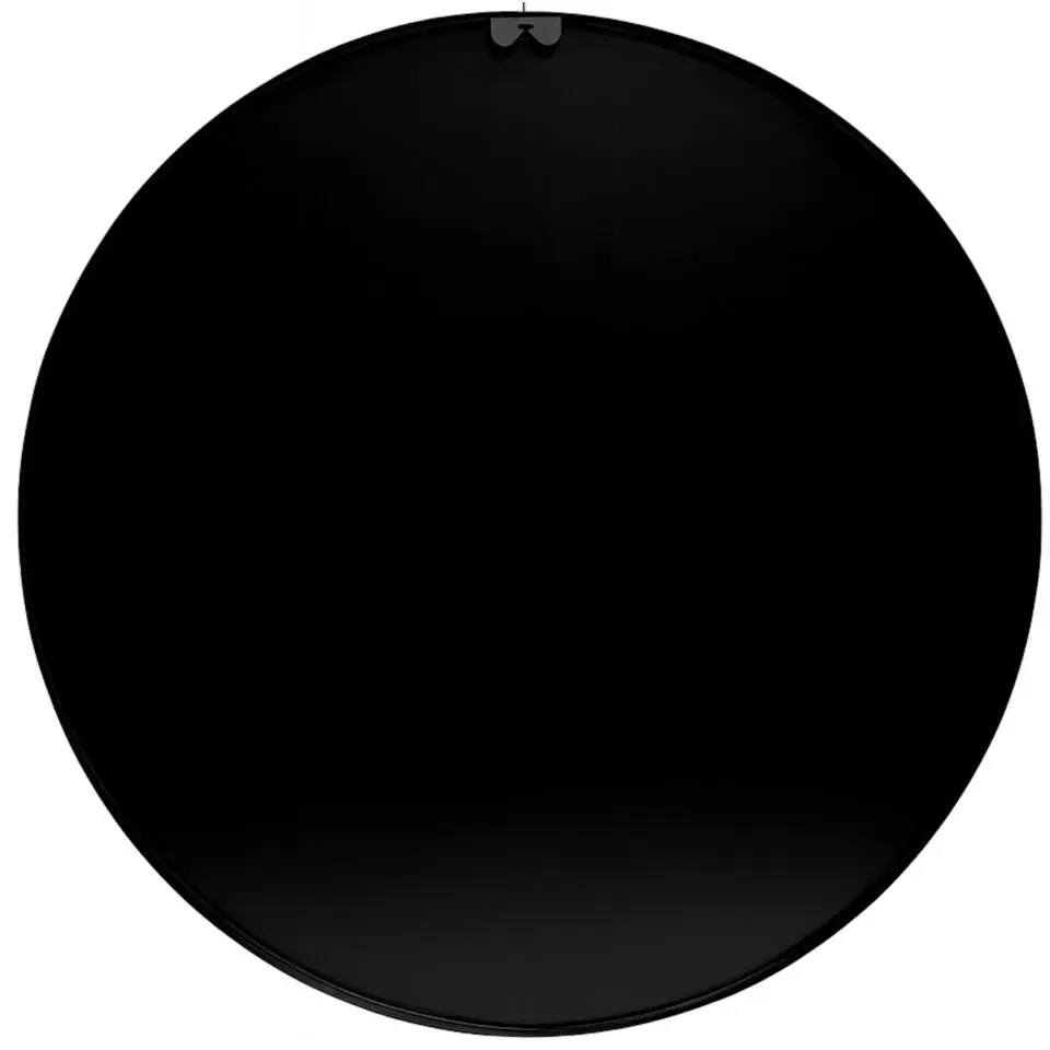 XXL Spiegel Rond 120cm Zwart