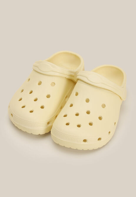 Girls Yellow Clog Sandals