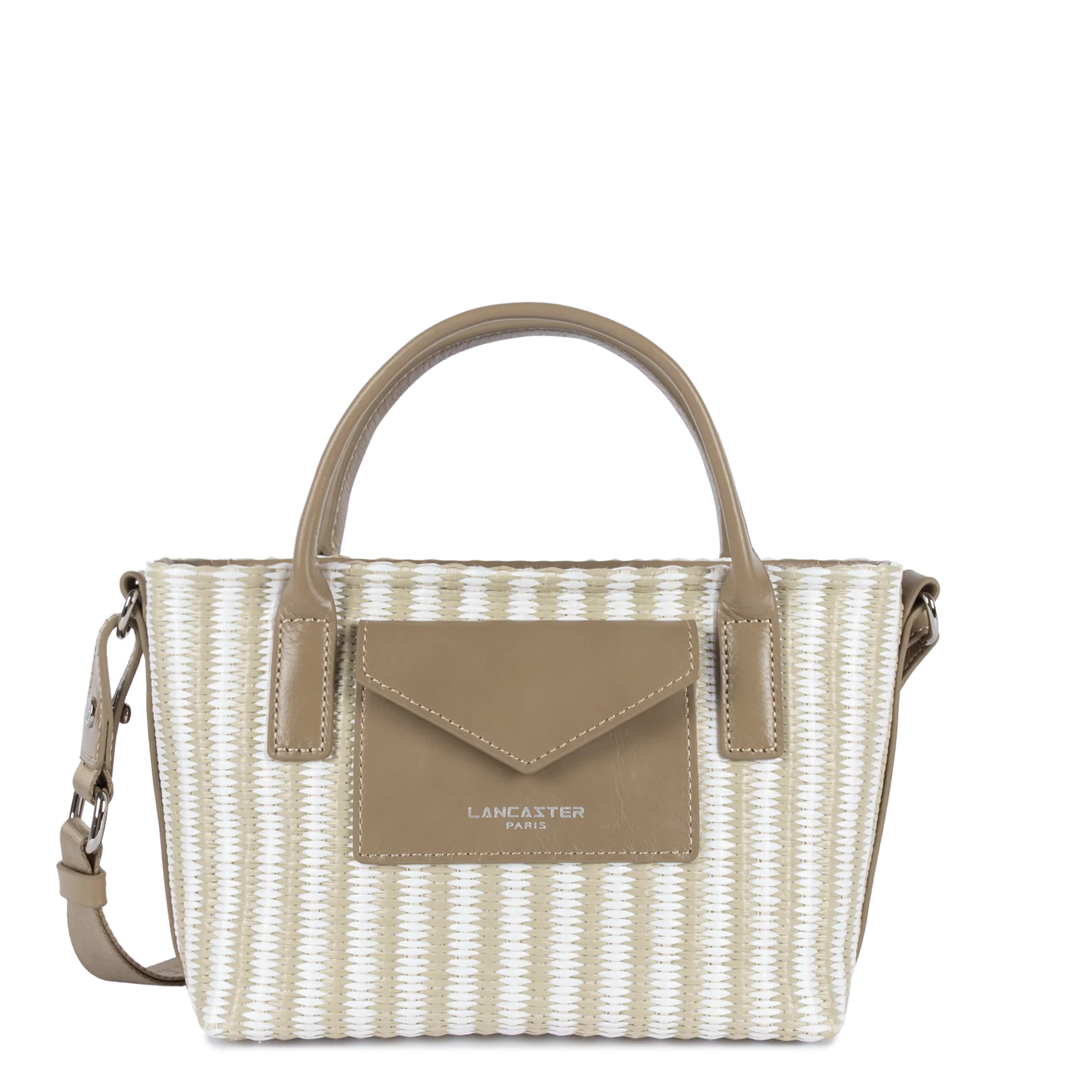 Mini sac cabas main - KBA Marinière Osier