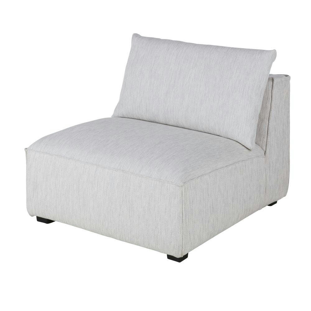 Falkor - Chauffeuse pour canapé modulable gris clair chiné