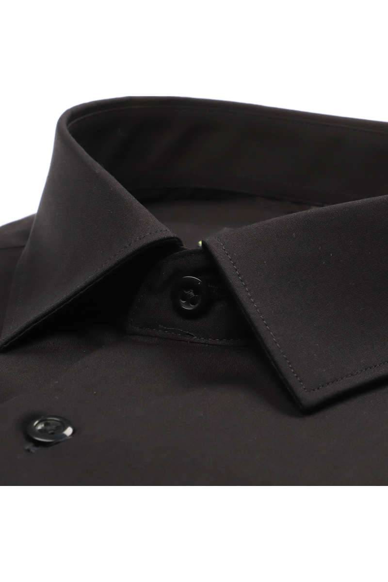 ETERNA Super Slim Hemd schwarz, Einfarbig