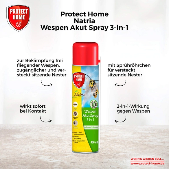 Biozid »Natria«, Schützt vor: Wespen, 400 ml