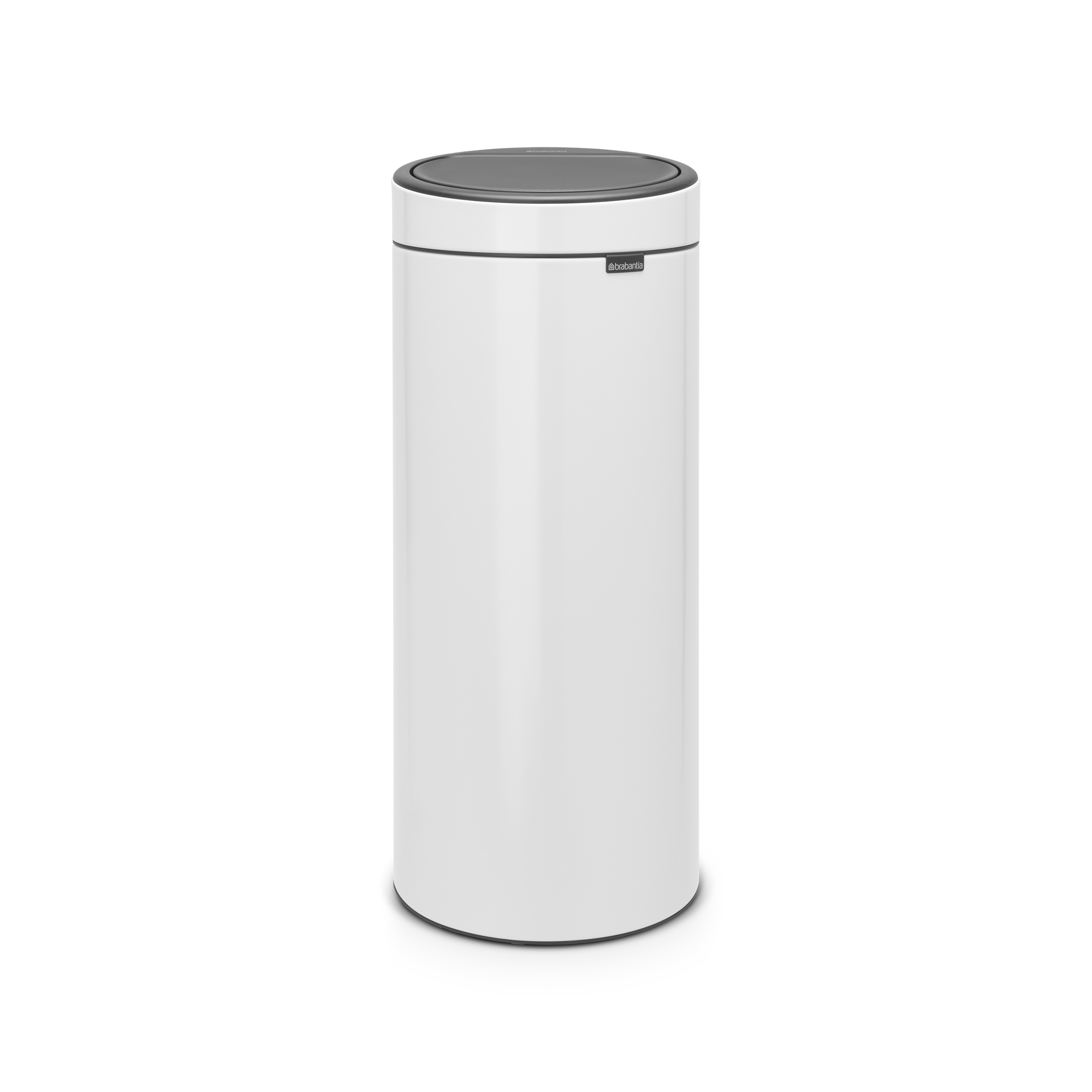 Brabantia Touch Bin New afvalemmer, 30 liter, kunststof binnenemmer - White