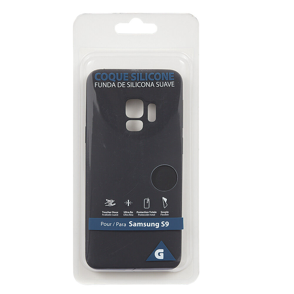 Coque en silicone Samsung S9 noir