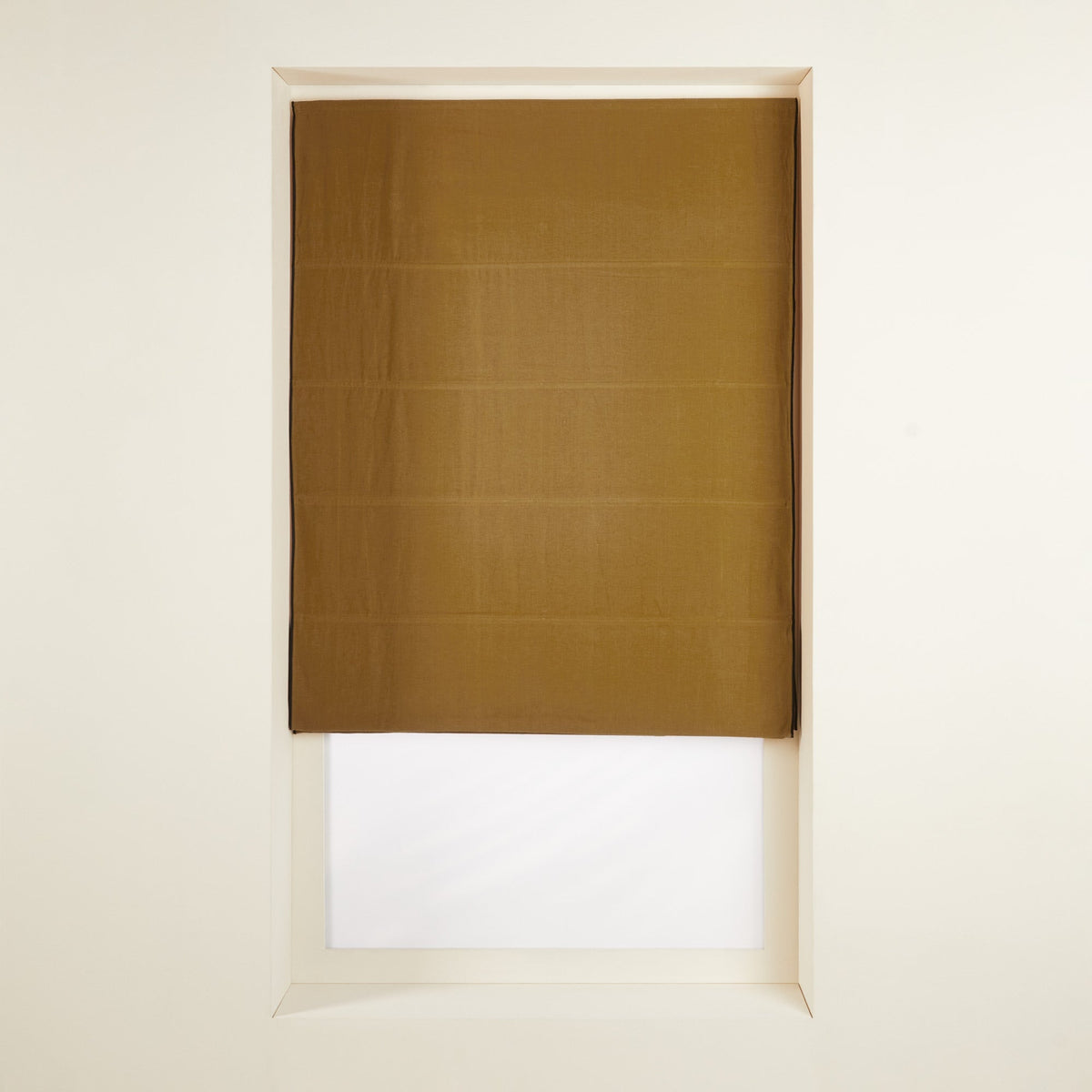 Madura Verduisteringsrolgordijn Carlina bronzen en zwarte hommel 45x220 cm