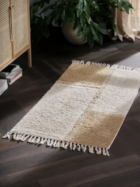 Tæppe BRUNKULLA 70x140 beige/creme