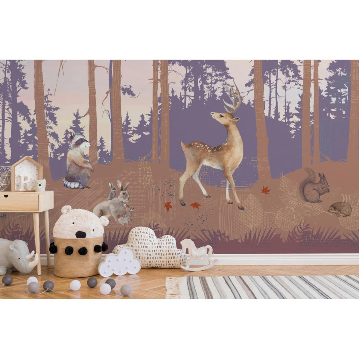 PIKATCHOUNE - Papier peint panoramique motif imprimé Multicolore 288x270cm