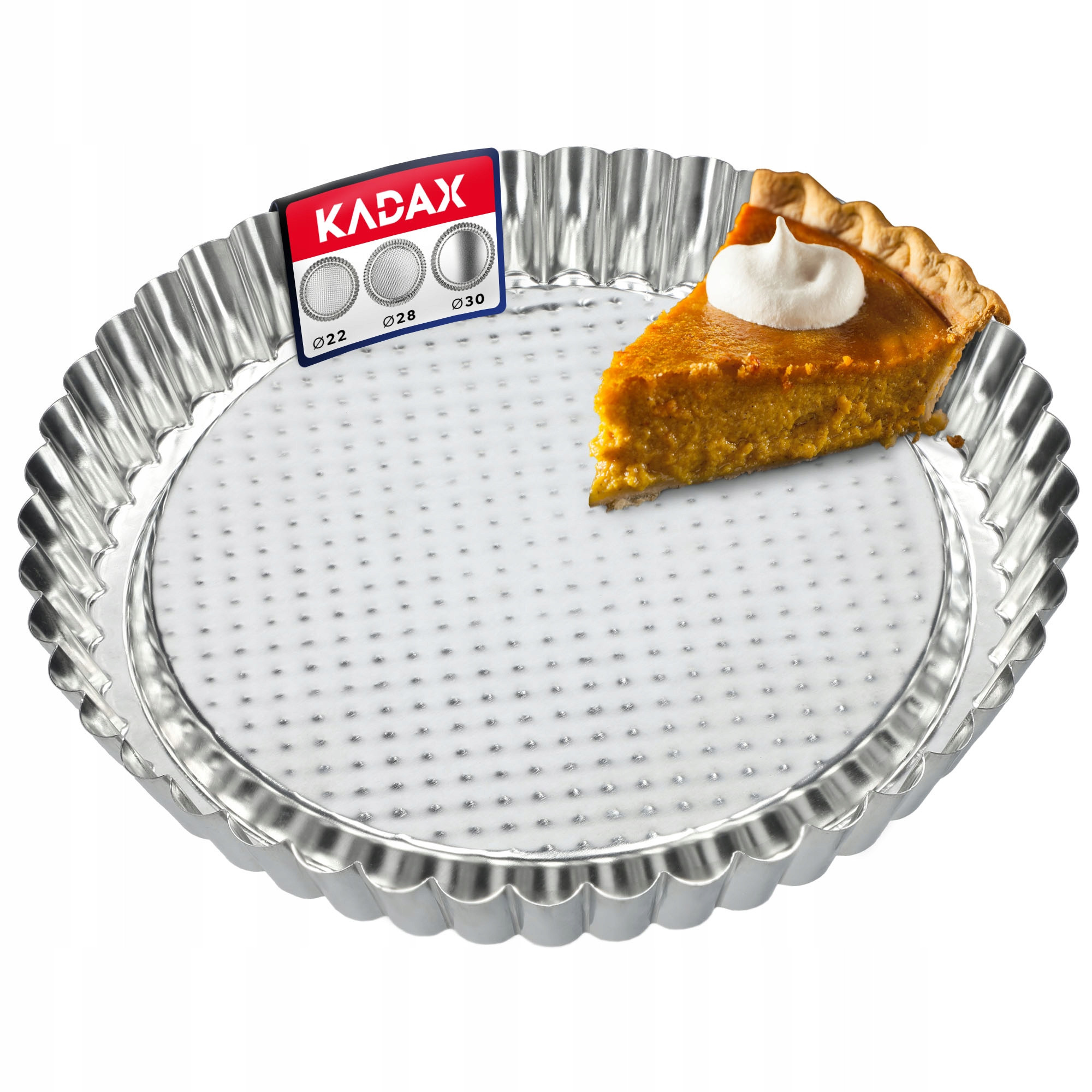 Blacha Okrągła Forma Do Pieczenia Tarty Ciast 22cm