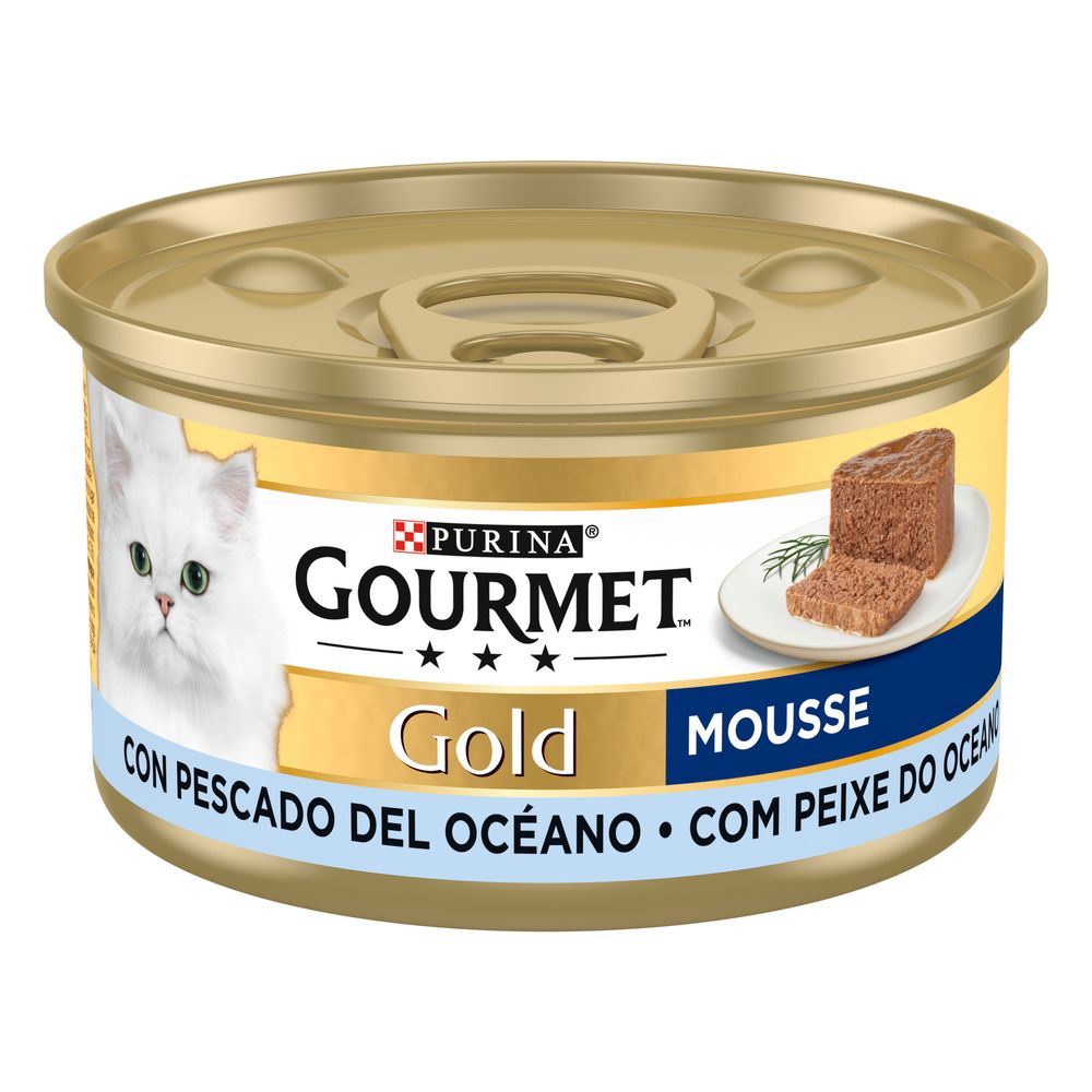Gourmet Gold Mousse 24 x 85 g wet food for cats