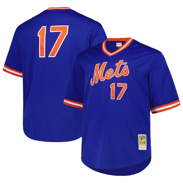 Keith Hernandez New York Mets 1986 Cooperstown Collection Mesh Pullover Jersey - Royal