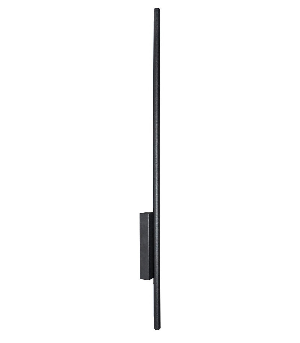 Kinkiet zewnętrzny LUNA liniowy czarno-biały LED 1x12W 780lm IP54 IdeaLED