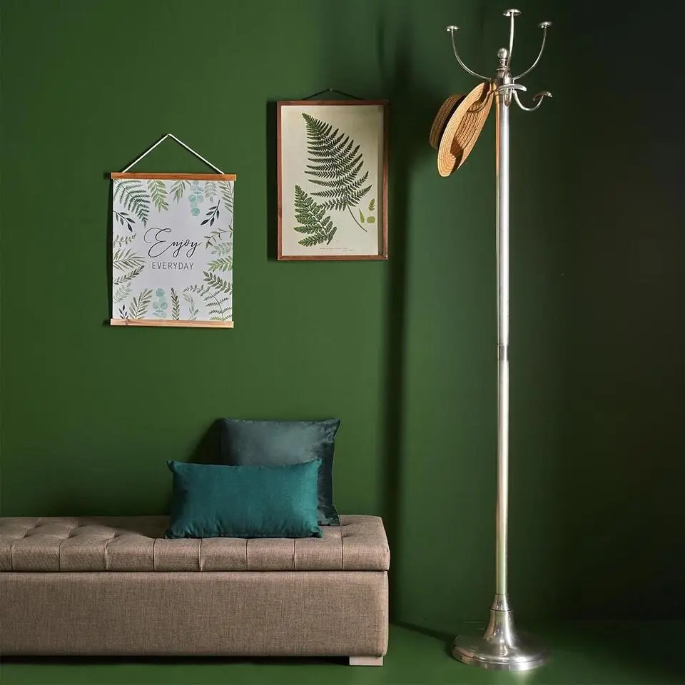 Calicosy - Staande kapstok Hal - Zilver - 34x34x178 cm