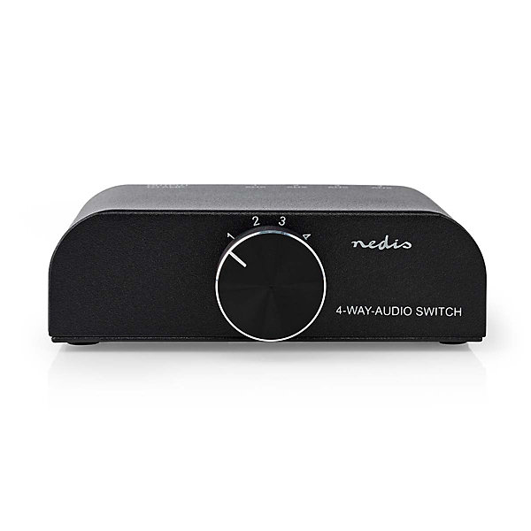 Commutateur audio 4 Ports Entrées 3x RCA NEDIS