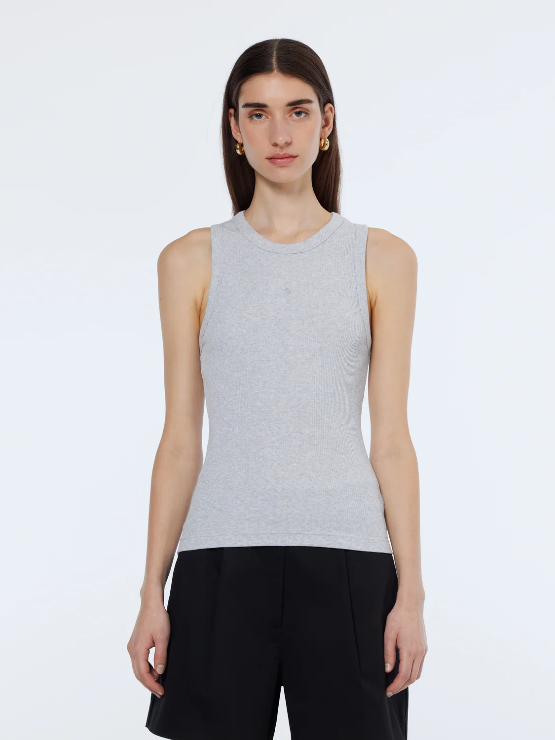 Essentials — Ribbed Racer Tank