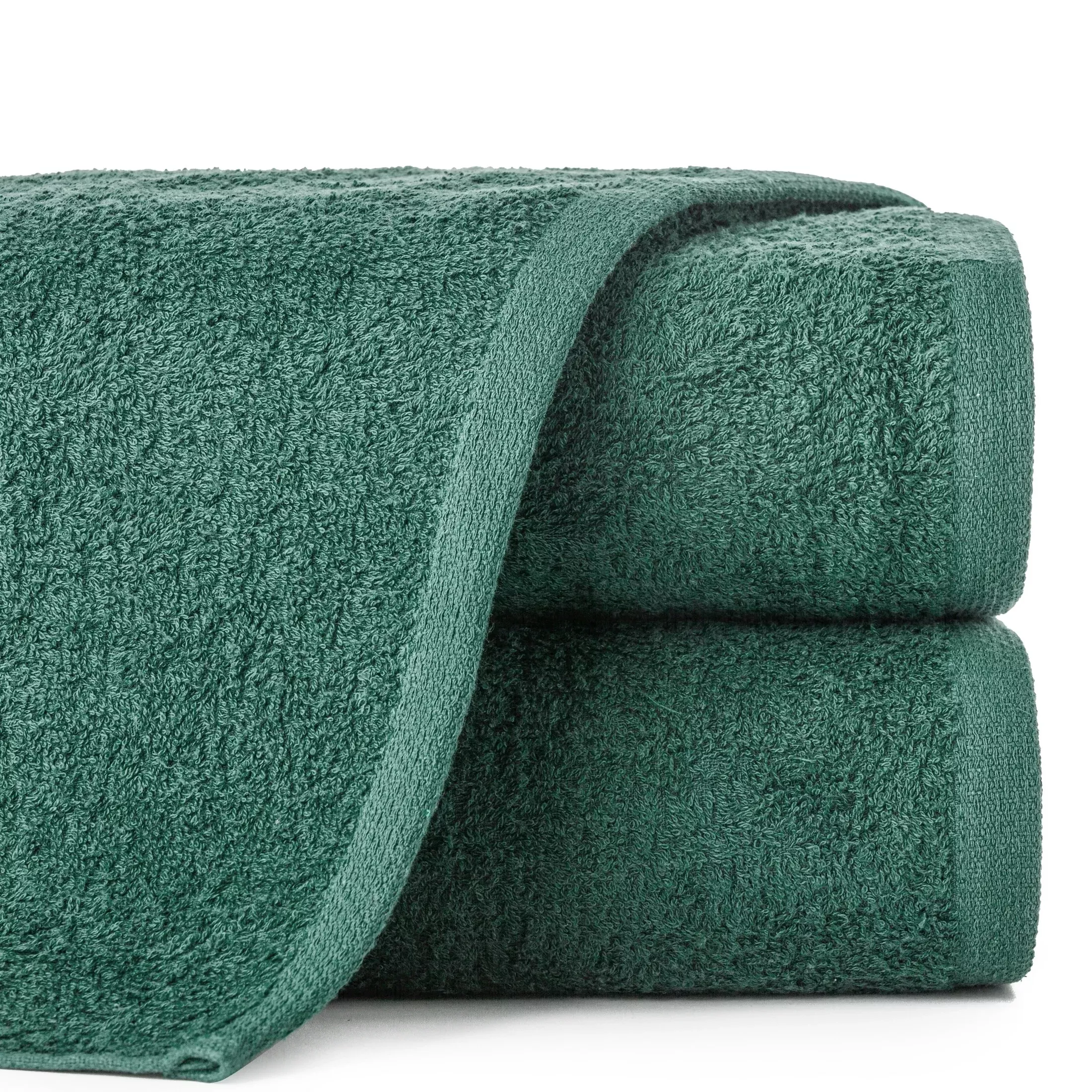 Ręcznik do rąk 30x50 cm bawełniany kolor ciemnozielony 400 g/m2 GŁADKI 1